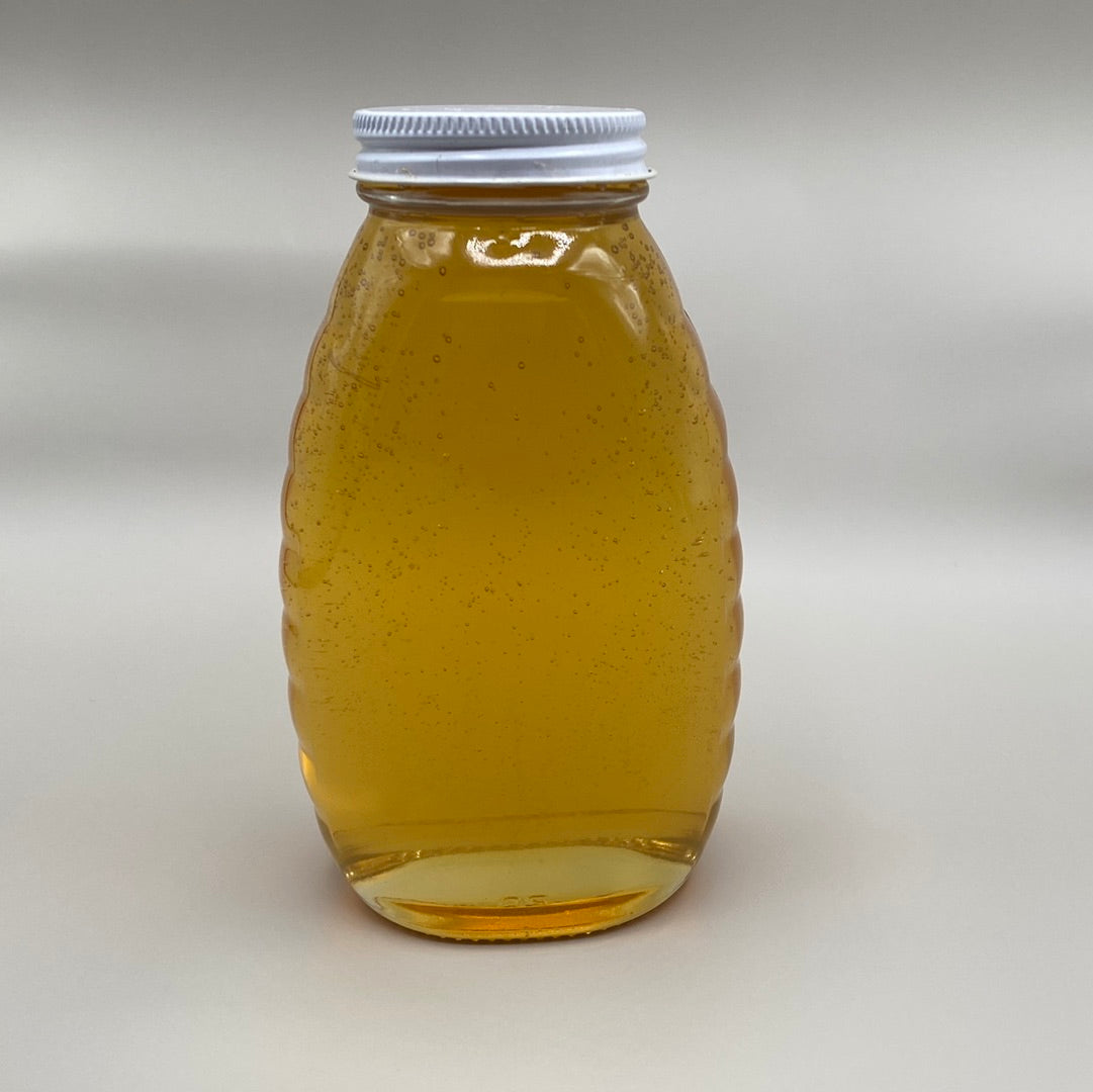 16 oz Glass Honey Jar Haigh's Honey Farm