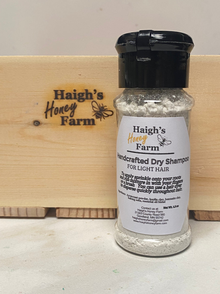 Dry Shampoo for Light Hair Haigh's Honey Farm