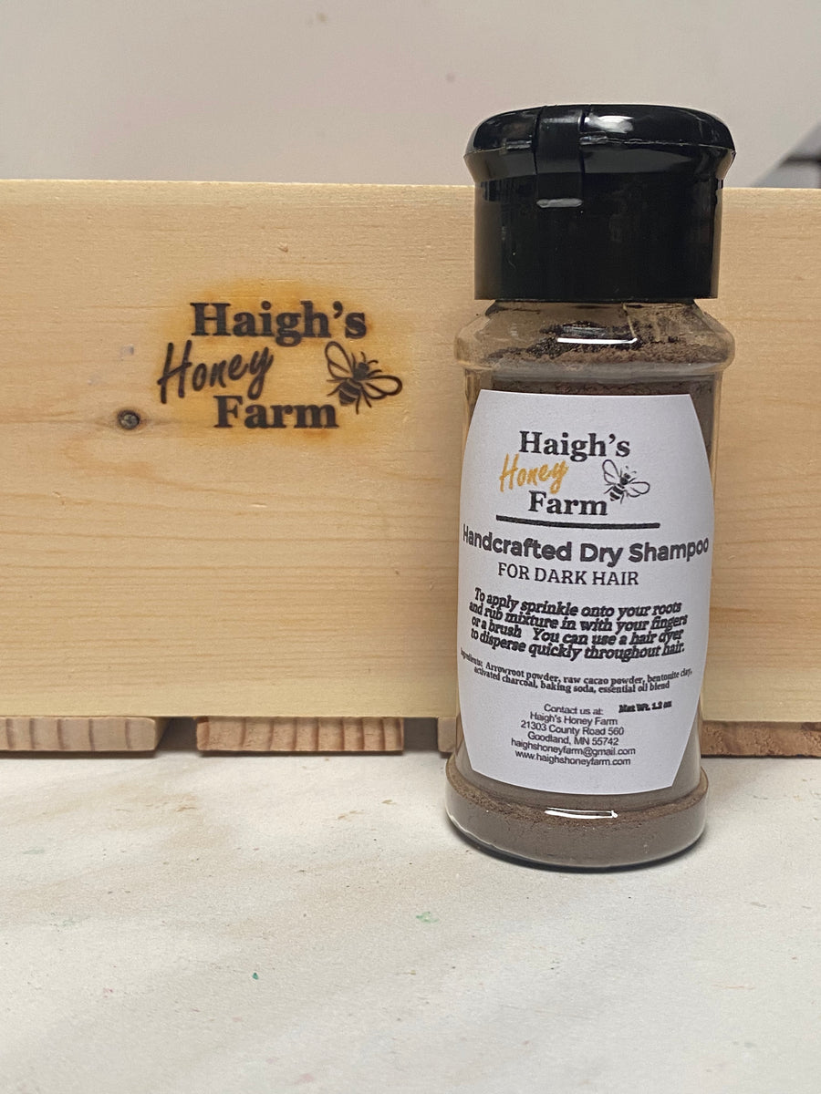 Dry Shampoo for Dark Hair Haigh's Honey Farm