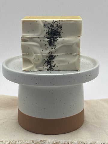 Lemon Poppy Seed Handcrafted Soap