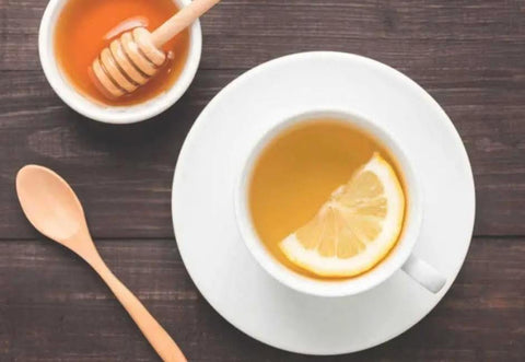 Soothing Hot Honey and Lemon Water