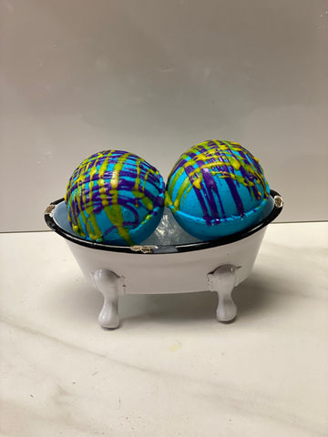 Blueberry, Lavender, Chamomile Bath Bomb
