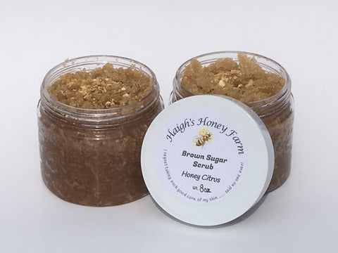 Brown Sugar Honey Citrus Scrub